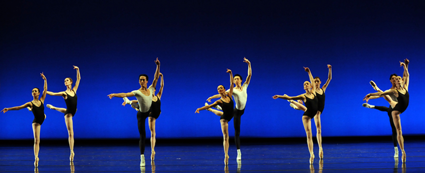 PBT in George Balanchine's Agon. Photo by Rich Sofranko