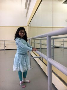 Aditi Kumar takes class at Pittsburgh Ballet Theatre as part of the Adaptive Dance Program, a class series of students with special needs.